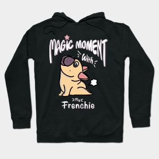 French bulldog yoga pose and fart magic moment Hoodie